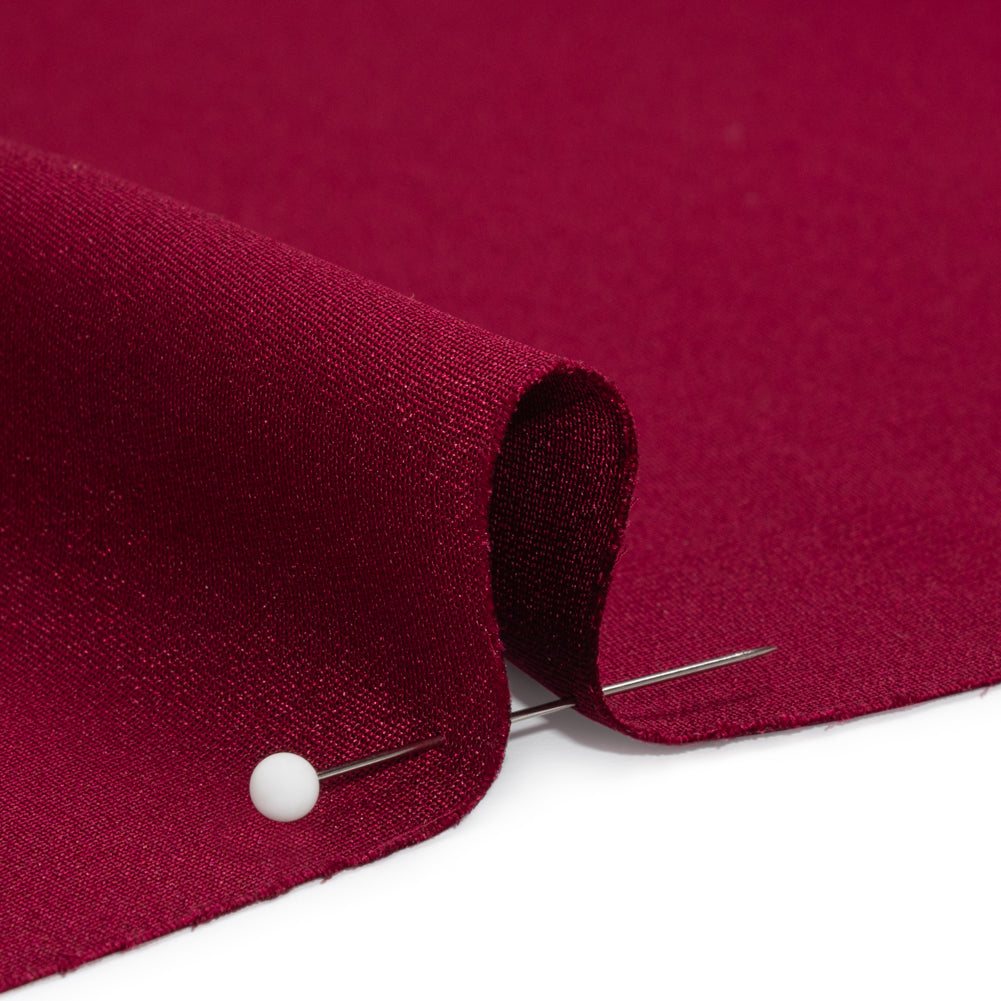 Silk 4-Ply Crepe 44" - Wine - Premium Collection Silk 4-Ply Crepe 44" - Wine - Premium Collection