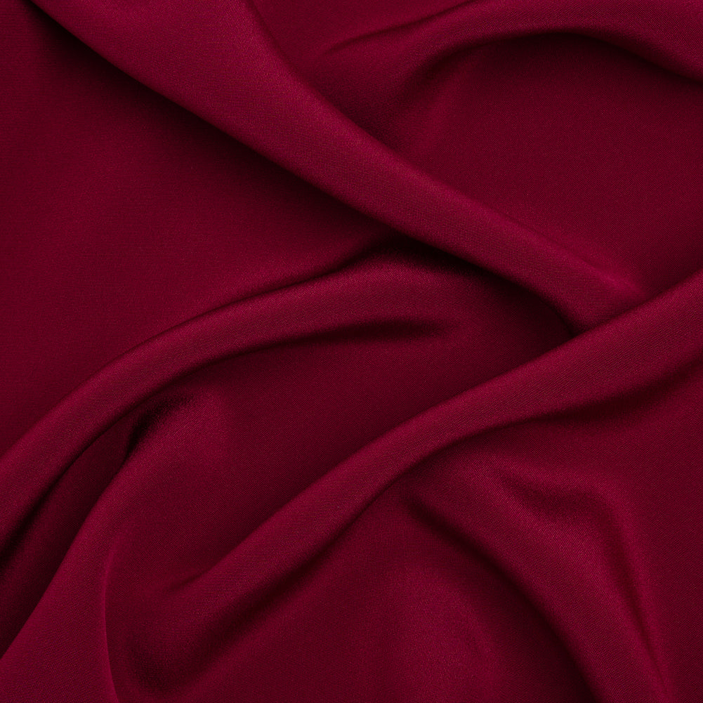 Silk 4-Ply Crepe 44" - Wine - Premium Collection Silk 4-Ply Crepe 44" - Wine - Premium Collection