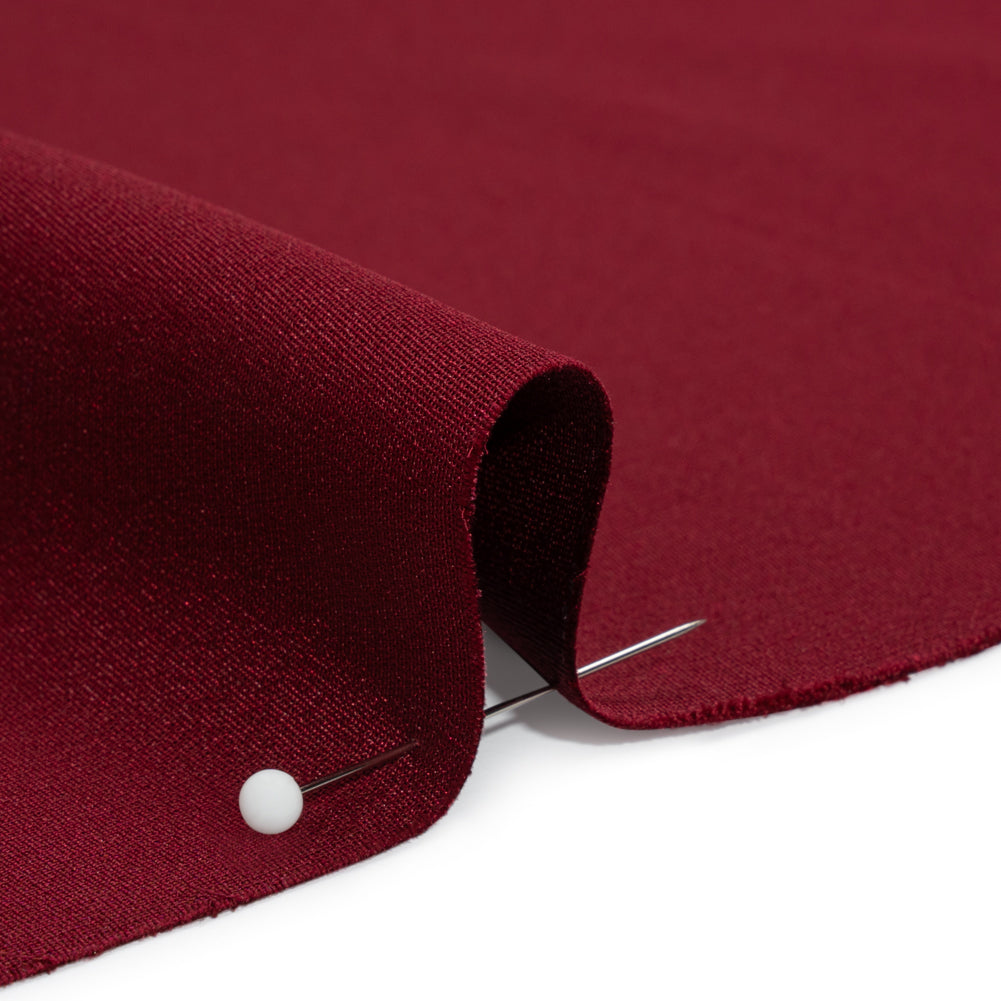 Silk 4-Ply Crepe 44" - Maroon - Premium Collection Silk 4-Ply Crepe 44" - Maroon - Premium Collection