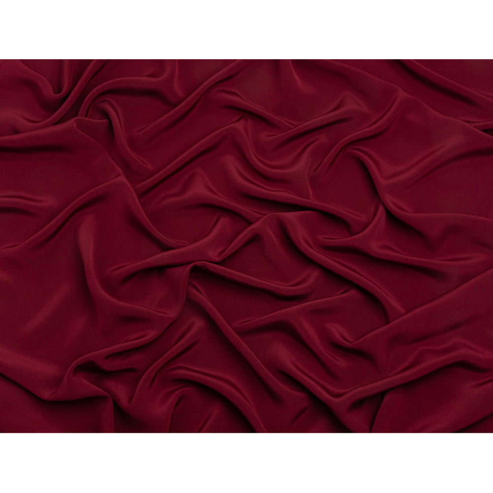 Silk 4-Ply Crepe 44" - Maroon - Premium Collection Silk 4-Ply Crepe 44" - Maroon - Premium Collection