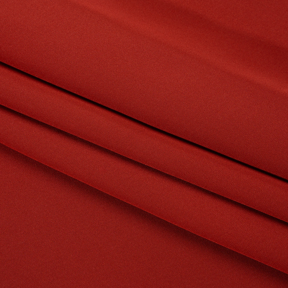 Silk 4-Ply Crepe 44" - Rust - Premium Collection Folded Silk 4-Ply Crepe 44" - Rust - Premium Collection Folded