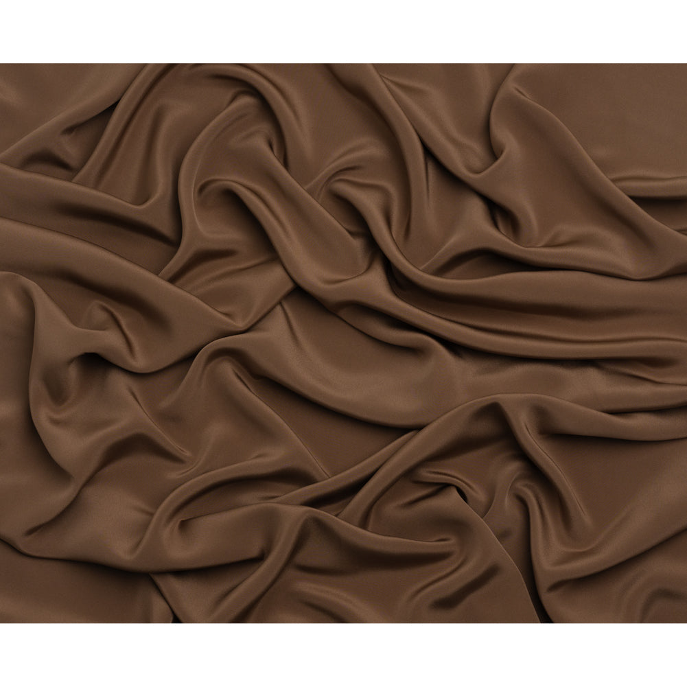 Silk 4-Ply Crepe 44" - Cappuccino - Premium Collection Silk 4-Ply Crepe 44" - Cappuccino - Premium Collection