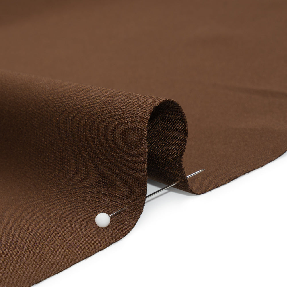 Silk 4-Ply Crepe 44" - Chocolate - Premium Collection Detail Silk 4-Ply Crepe 44" - Chocolate - Premium Collection Detail
