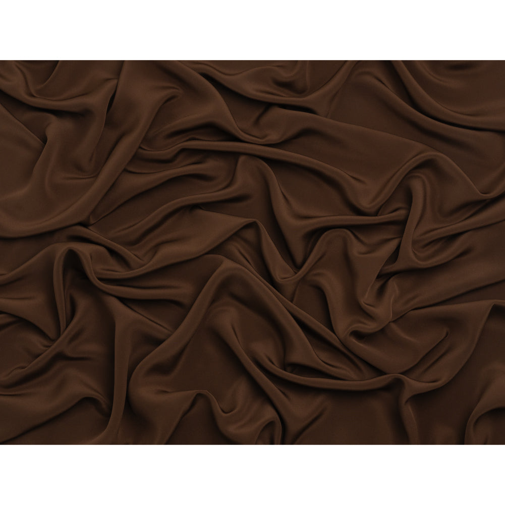 Silk 4-Ply Crepe 44" - Chocolate - Premium Collection - Full Silk 4-Ply Crepe 44" - Chocolate - Premium Collection - Full