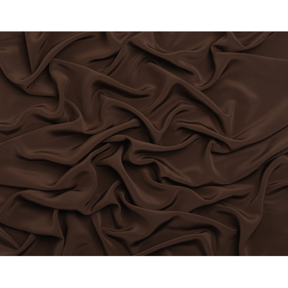 Silk 4-Ply Crepe 44" - Dark Brown - Premium Collection Silk 4-Ply Crepe 44" - Dark Brown - Premium Collection