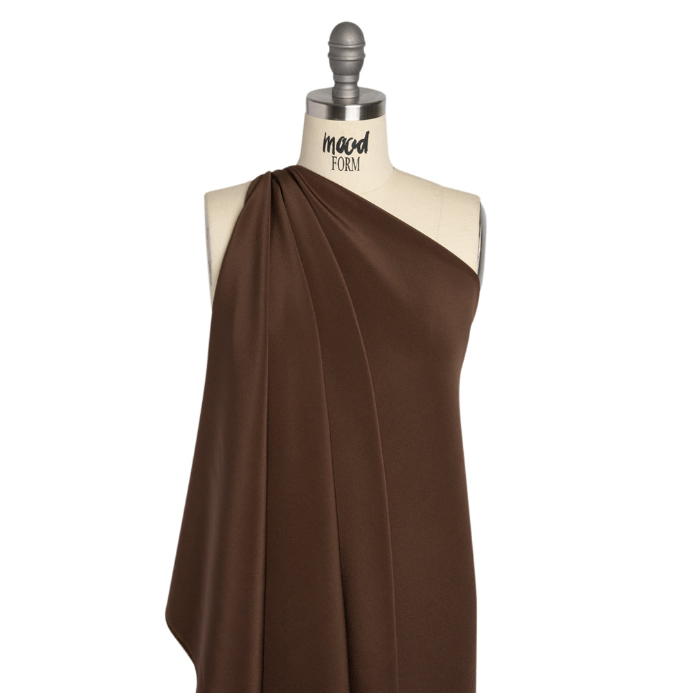Silk 4-Ply Crepe 44" - Dark Brown - Premium Collection Silk 4-Ply Crepe 44" - Dark Brown - Premium Collection
