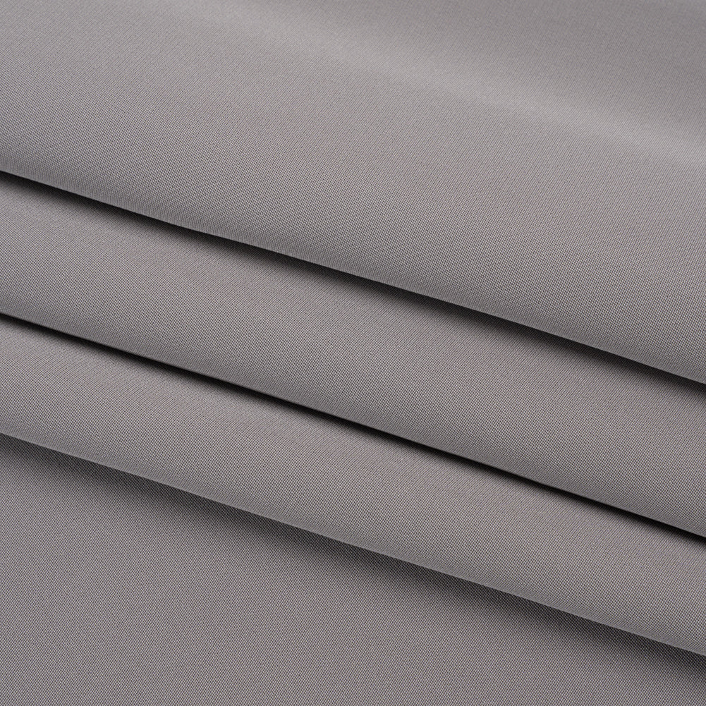 Silk 4-Ply Crepe 44" - Silver - Premium Collection Silk 4-Ply Crepe 44" - Silver - Premium Collection