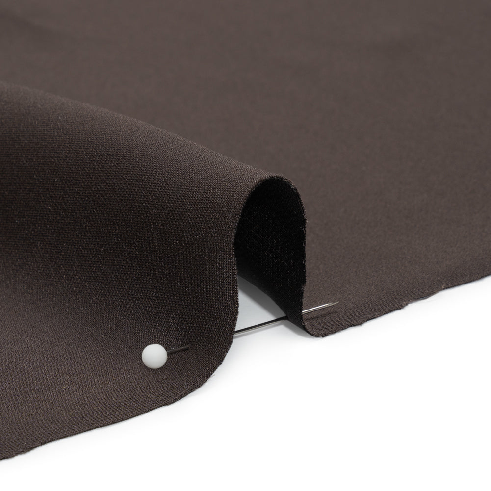 Silk 4-Ply Crepe 44" - Deep Charcoal - Premium Collection Detail