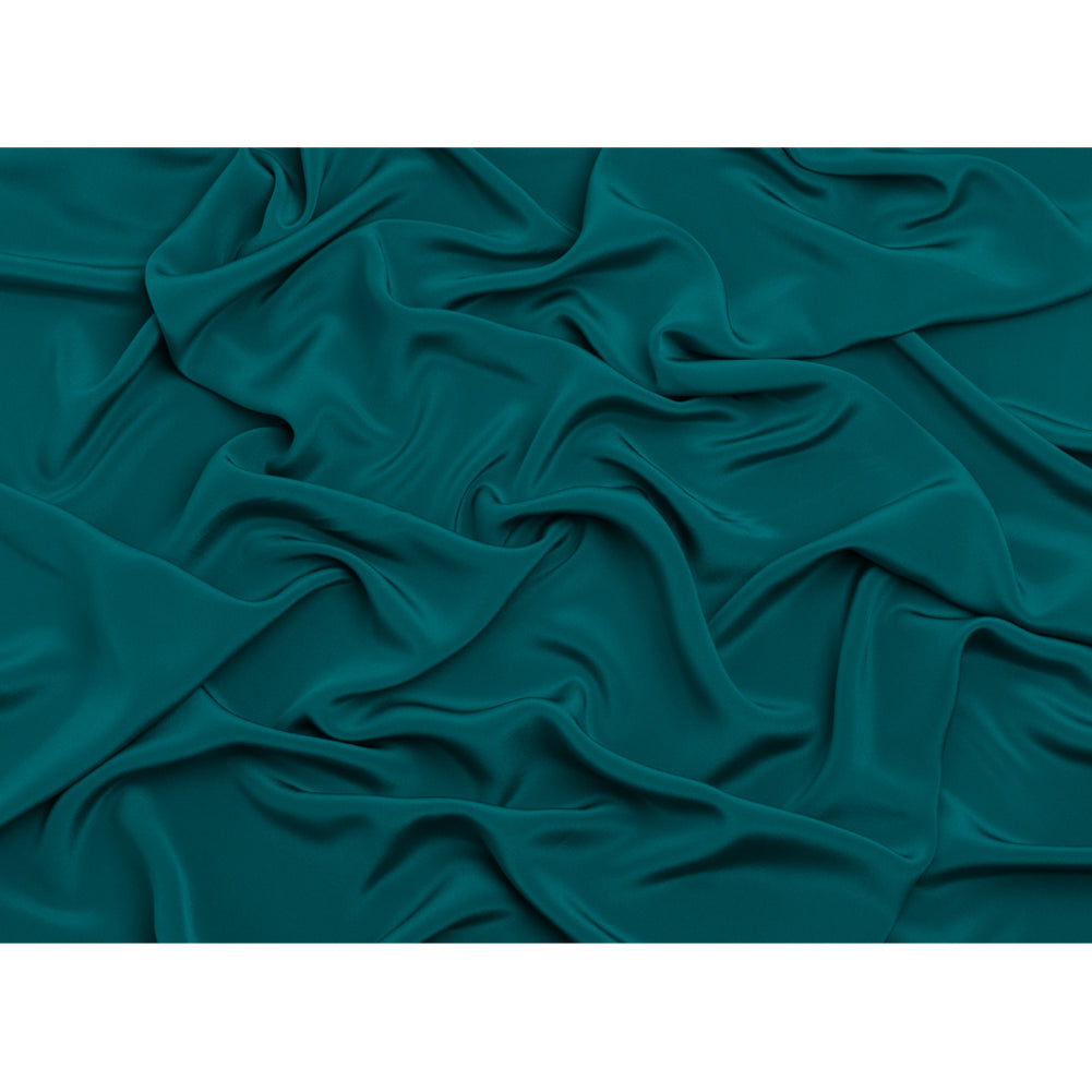 Silk 4-Ply Crepe 44" - Deep Teal - Premium Collection Silk 4-Ply Crepe 44" - Deep Teal - Premium Collection