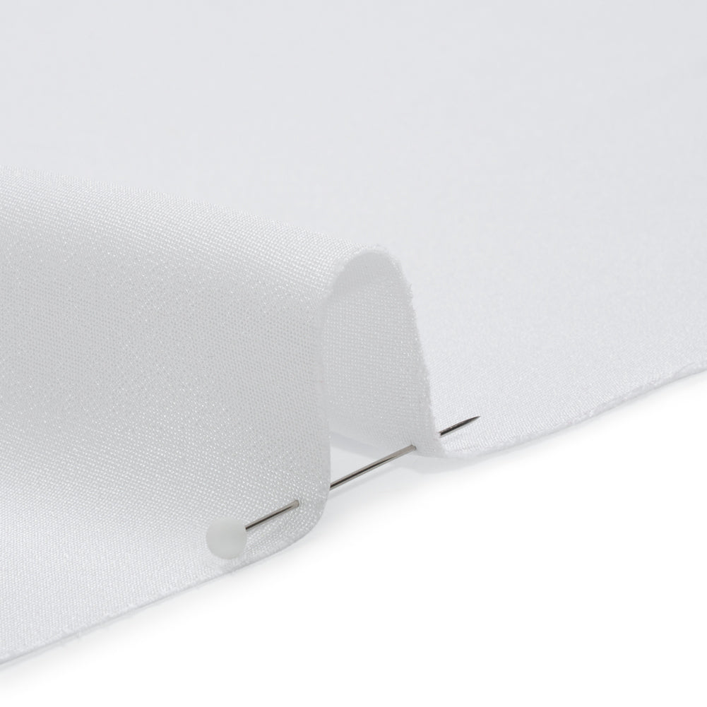 Silk 4-Ply Crepe 54" - Bright White - Premium Collection Silk 4-Ply Crepe 54" - Bright White - Premium Collection