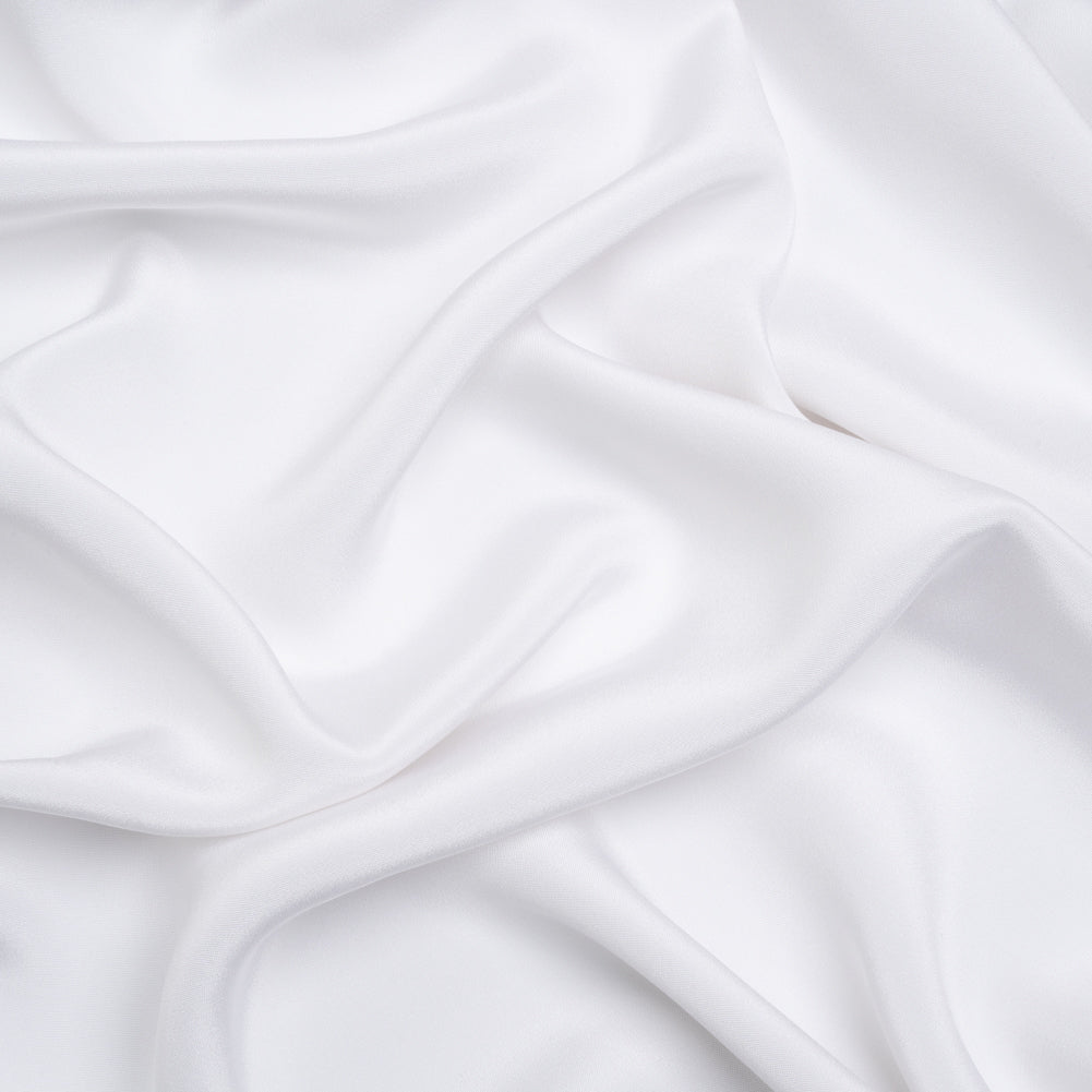Silk 4-Ply Crepe 54" - Bright White - Premium Collection Silk 4-Ply Crepe 54" - Bright White - Premium Collection
