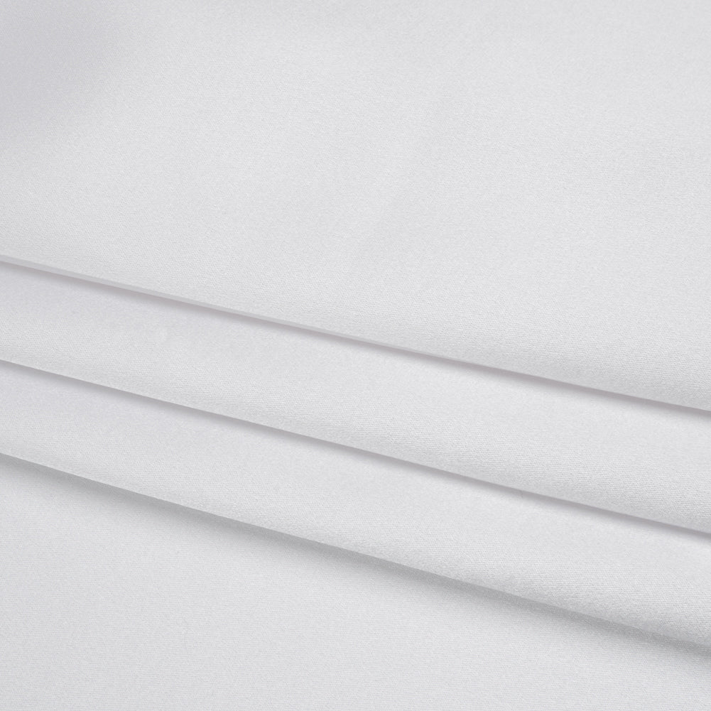 Silk Crepe Back Satin - Bright White - Premium Collection Silk Crepe Back Satin - Bright White - Premium Collection