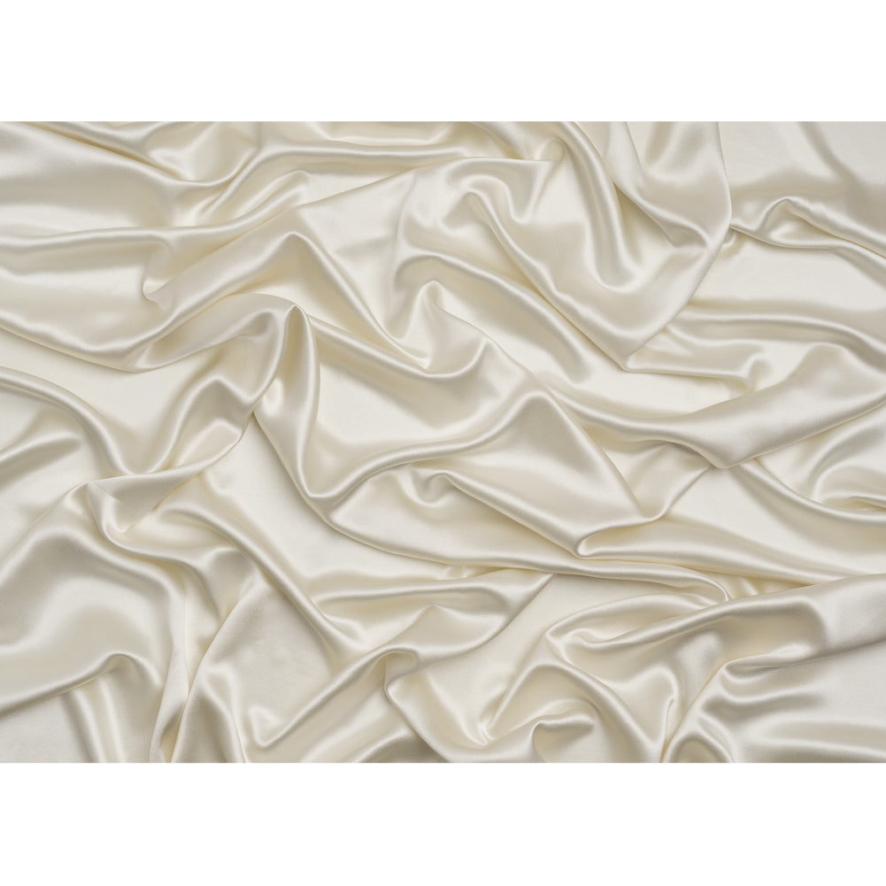 Silk Crepe Back Satin - Antique White - Premium Collection Silk Crepe Back Satin - Antique White - Premium Collection