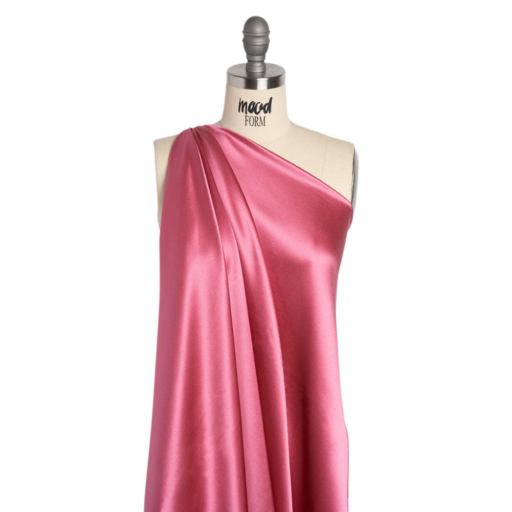Silk Crepe Back Satin - Rapture Rose - Premium Collection Silk Crepe Back Satin - Rapture Rose - Premium Collection
