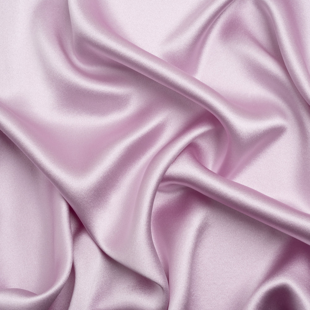 Silk Crepe Back Satin - Lavender Fog - Premium Collection Silk Crepe Back Satin - Lavender Fog - Premium Collection