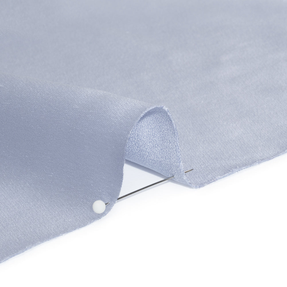 Silk Crepe Back Satin - Icelandic Blue - Premium Collection - Detail - Image 3 of 6 Silk Crepe Back Satin - Icelandic Blue - Premium Collection - Detail - Image 3 of 6