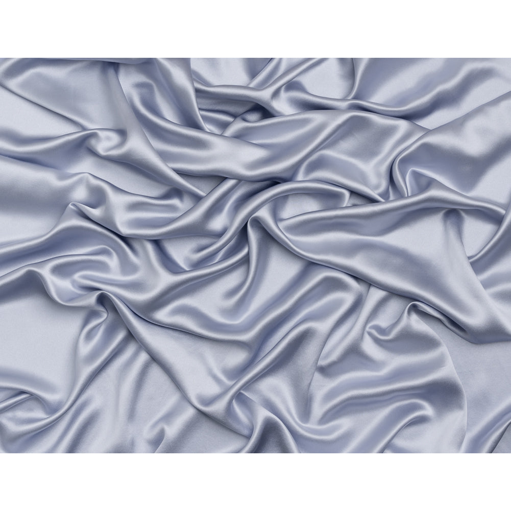 Silk Crepe Back Satin - Icelandic Blue - Premium Collection - Full Silk Crepe Back Satin - Icelandic Blue - Premium Collection - Full