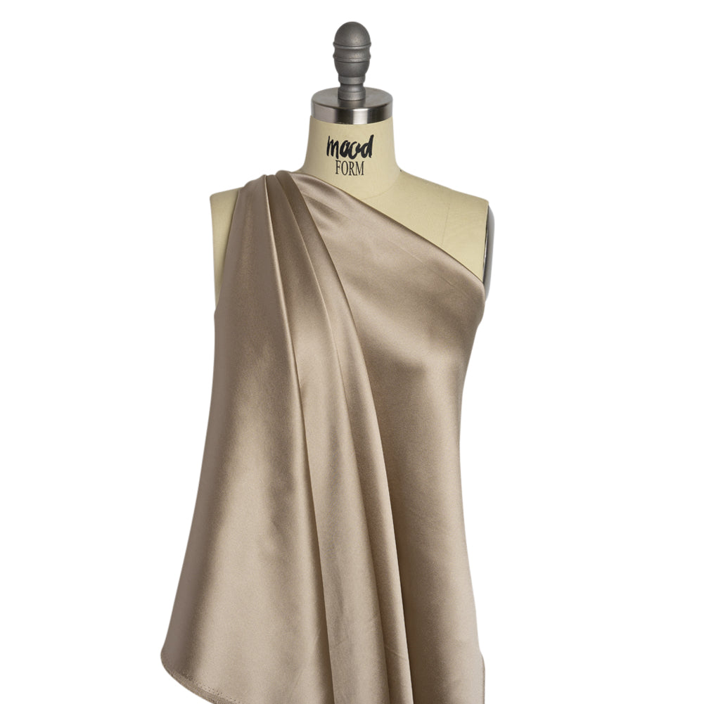 Silk Crepe Back Satin - Feather Gray - Premium Collection Silk Crepe Back Satin - Feather Gray - Premium Collection