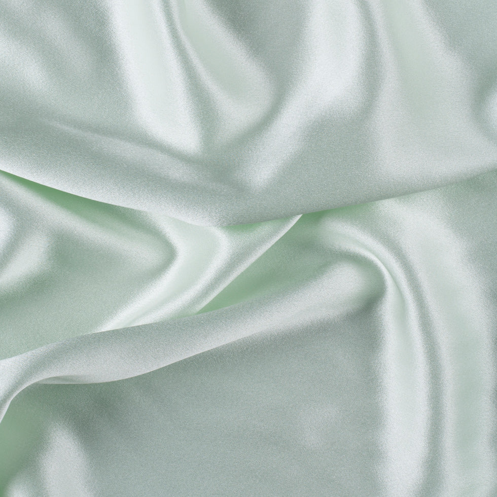 Silk Crepe Back Satin - Fairest Jade - Premium Collection Silk Crepe Back Satin - Fairest Jade - Premium Collection