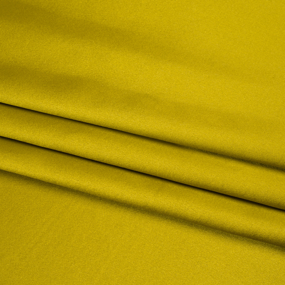 Silk Crepe Back Satin - Warm Olive - Premium Collection Silk Crepe Back Satin - Warm Olive - Premium Collection