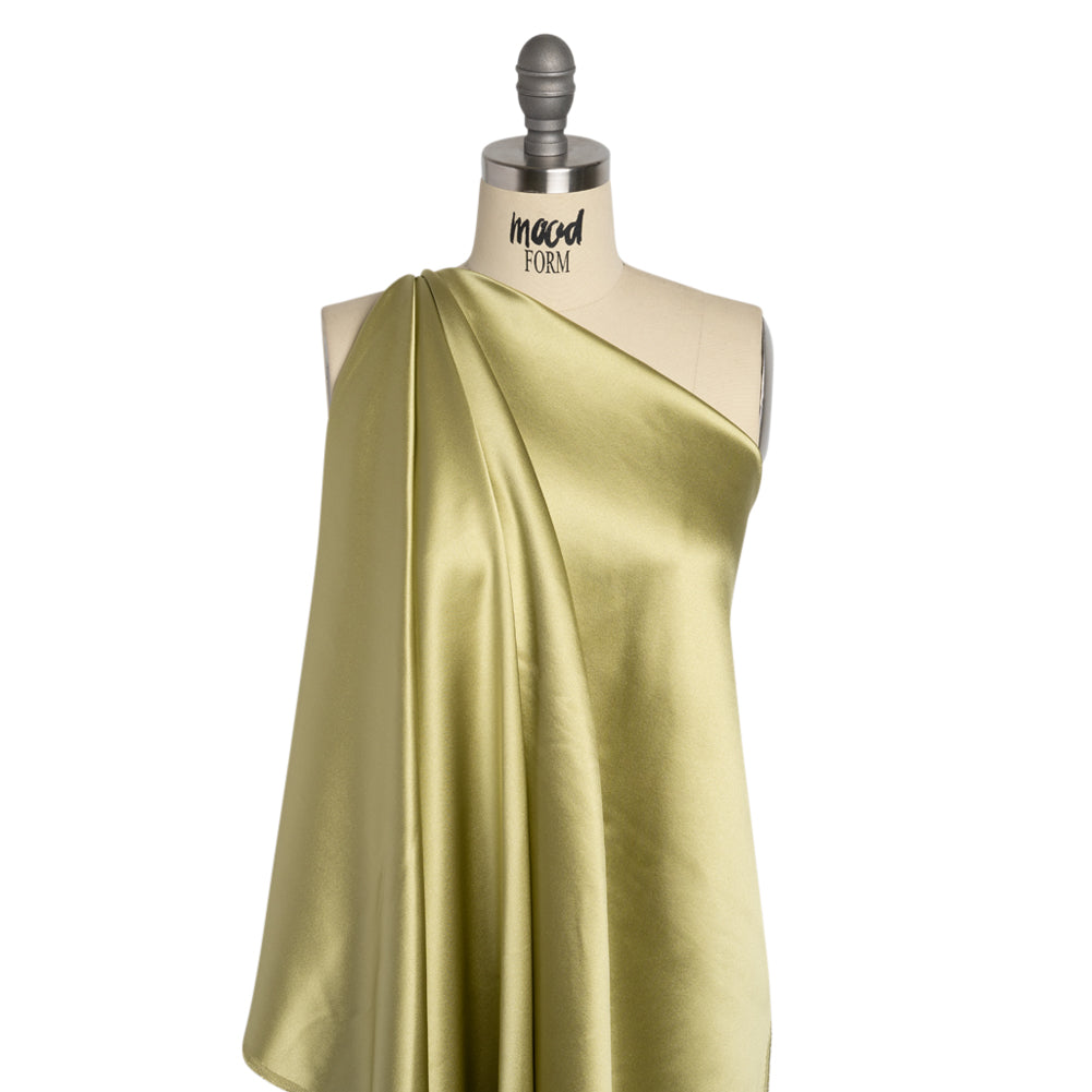 Silk Crepe Back Satin - Nile Green - Premium Collection
