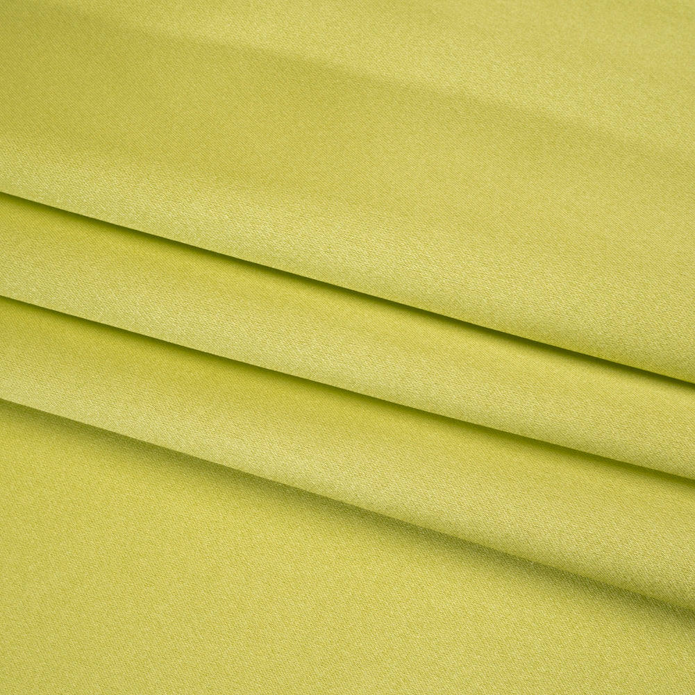 Silk Crepe Back Satin - Sunny Lime - Premium Collection Silk Crepe Back Satin - Sunny Lime - Premium Collection