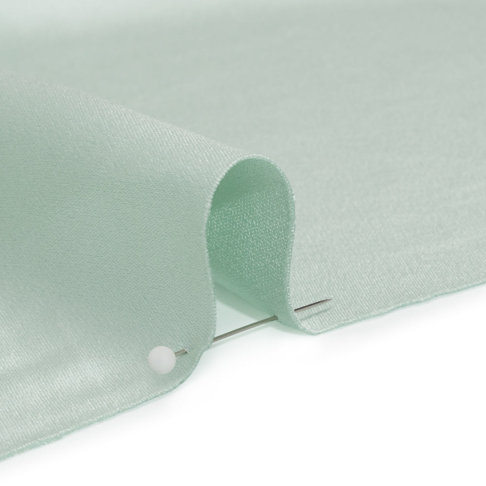 Silk Crepe Back Satin - Morning Mist - Premium Collection Silk Crepe Back Satin - Morning Mist - Premium Collection