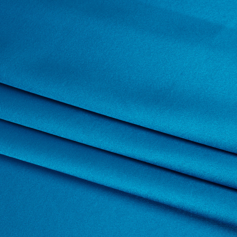 Crepé de satén con reverso de seda - Azul Directorio - Colección Premium Crepé de satén con reverso de seda - Azul Directorio - Colección Premium