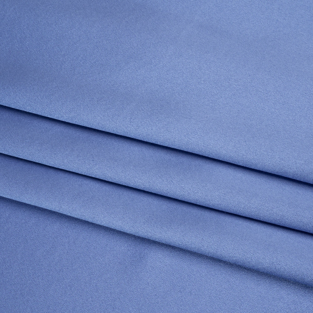 Silk Crepe Back Satin - Regatta Blue - Premium Collection - Folded Silk Crepe Back Satin - Regatta Blue - Premium Collection - Folded