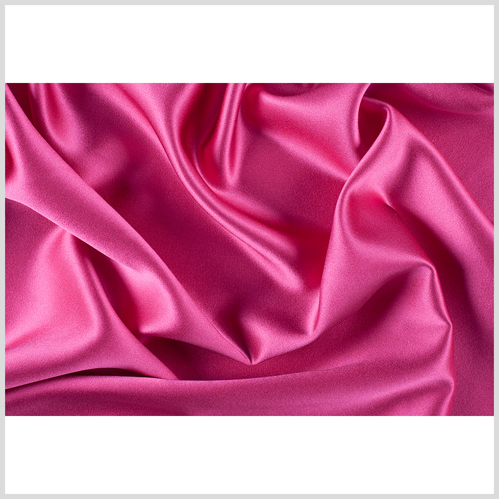 Silk Crepe Back Satin - Beetroot - Premium Collection Silk Crepe Back Satin - Beetroot - Premium Collection