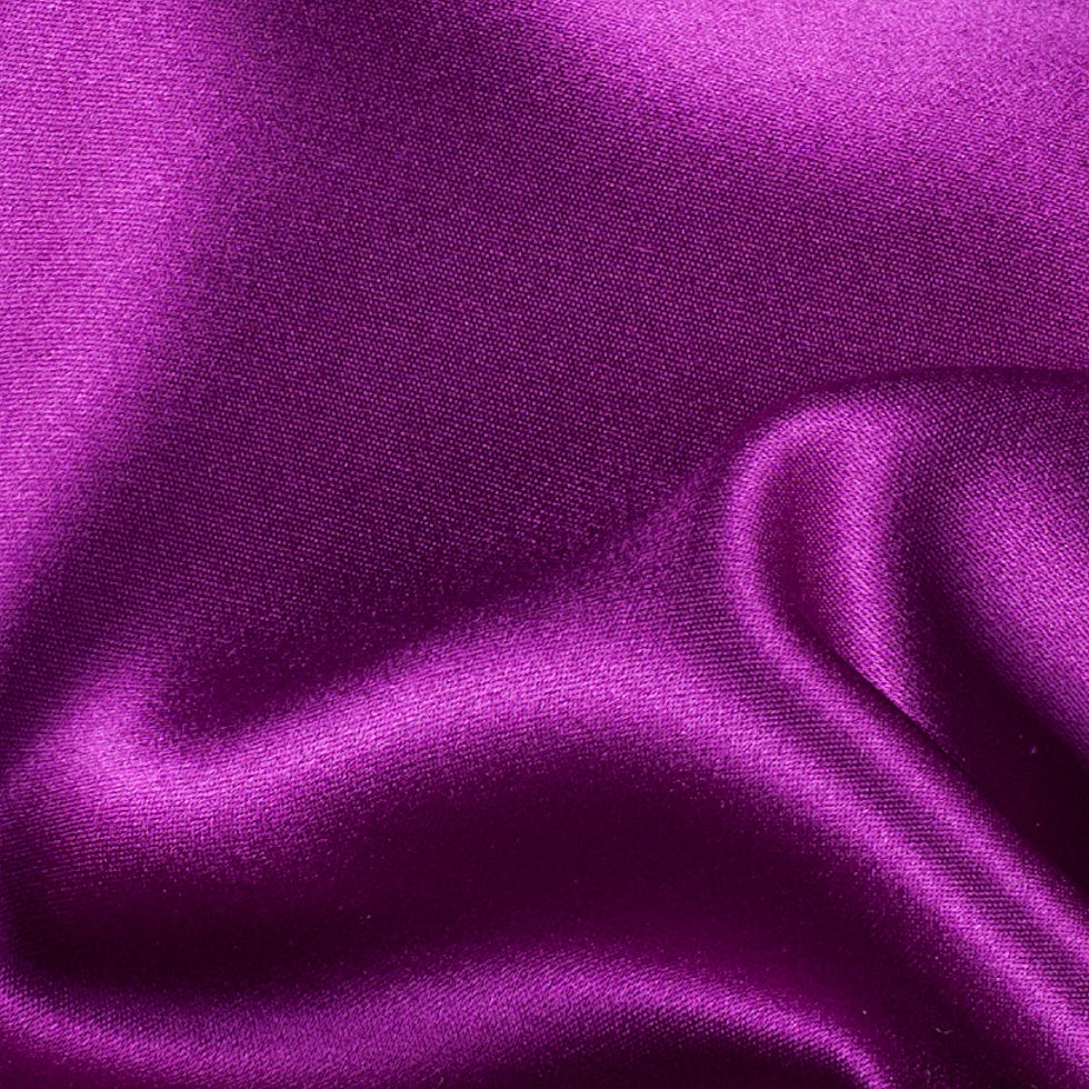 Silk Crepe Back Satin - Sparkling Purple - Premium Collection Silk Crepe Back Satin - Sparkling Purple - Premium Collection
