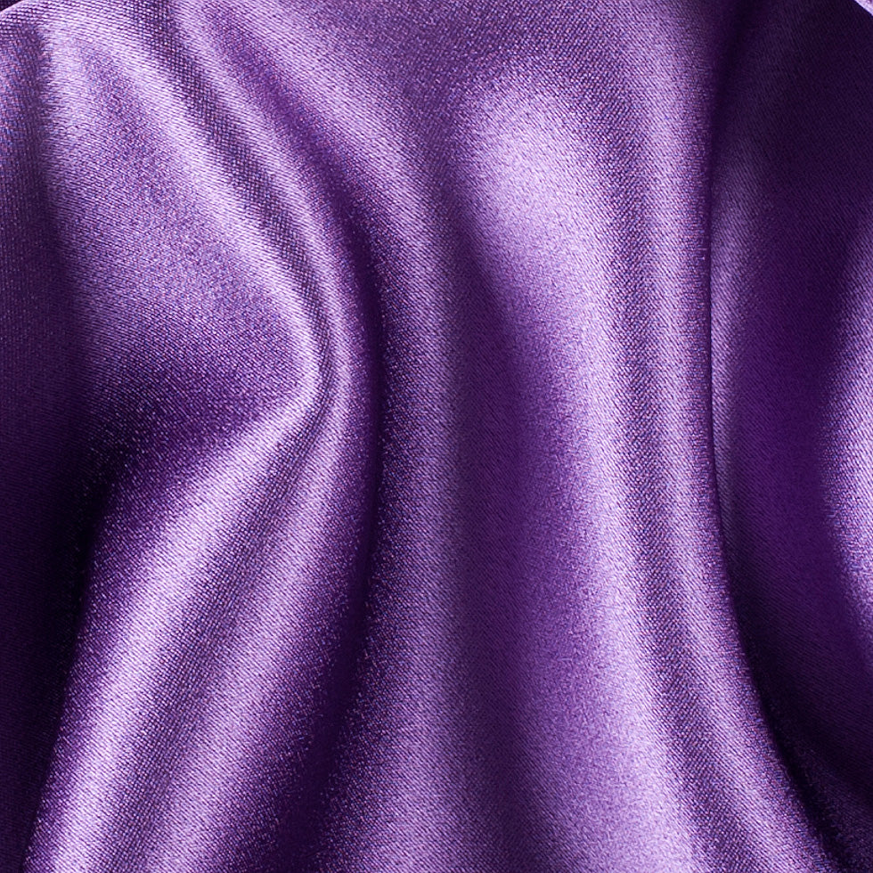 Silk Crepe Back Satin - Bright Purple - Premium Collection Silk Crepe Back Satin - Bright Purple - Premium Collection