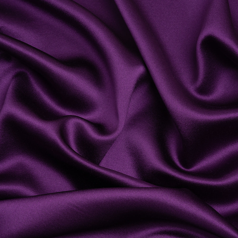 Silk Crepe Back Satin - Majesty Purple - Premium Collection Silk Crepe Back Satin - Majesty Purple - Premium Collection