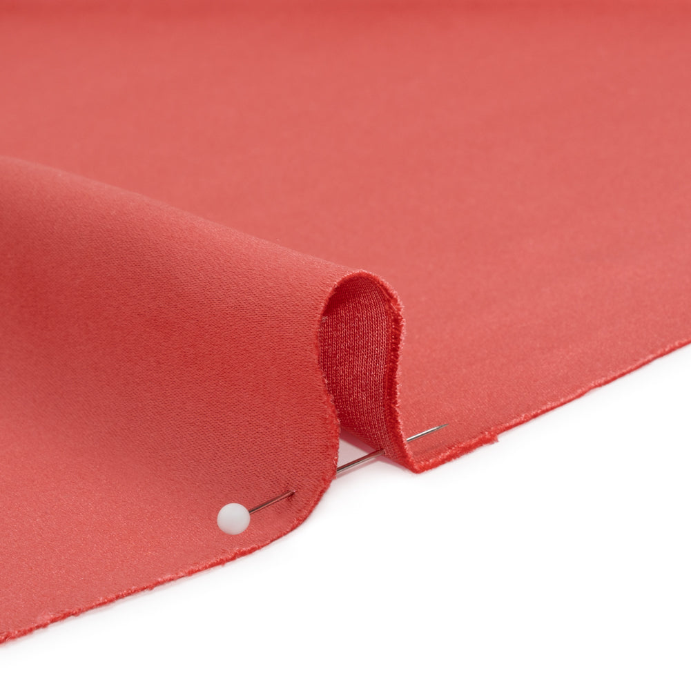Silk Crepe Back Satin - Salmon - Premium Collection Silk Crepe Back Satin - Salmon - Premium Collection