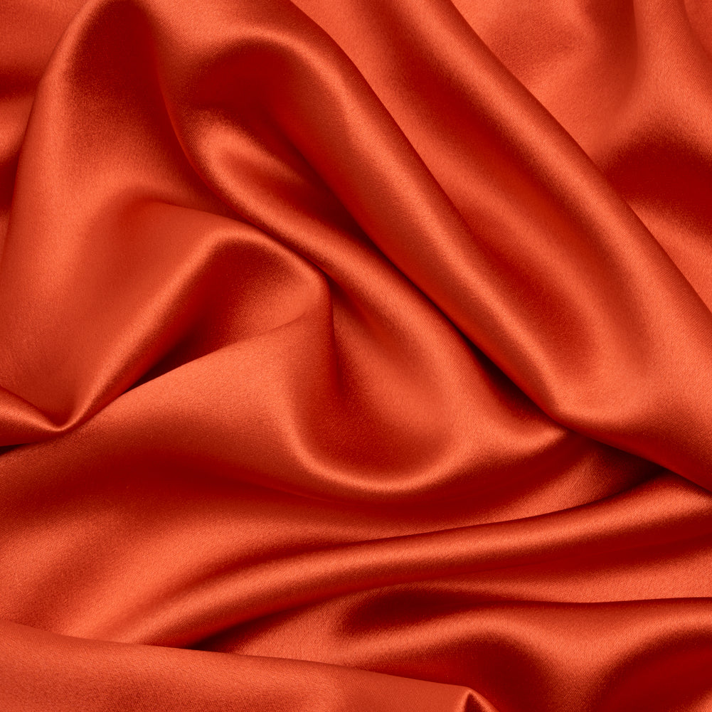 Silk Crepe Back Satin - Mandarin - Premium Collection Silk Crepe Back Satin - Mandarin - Premium Collection