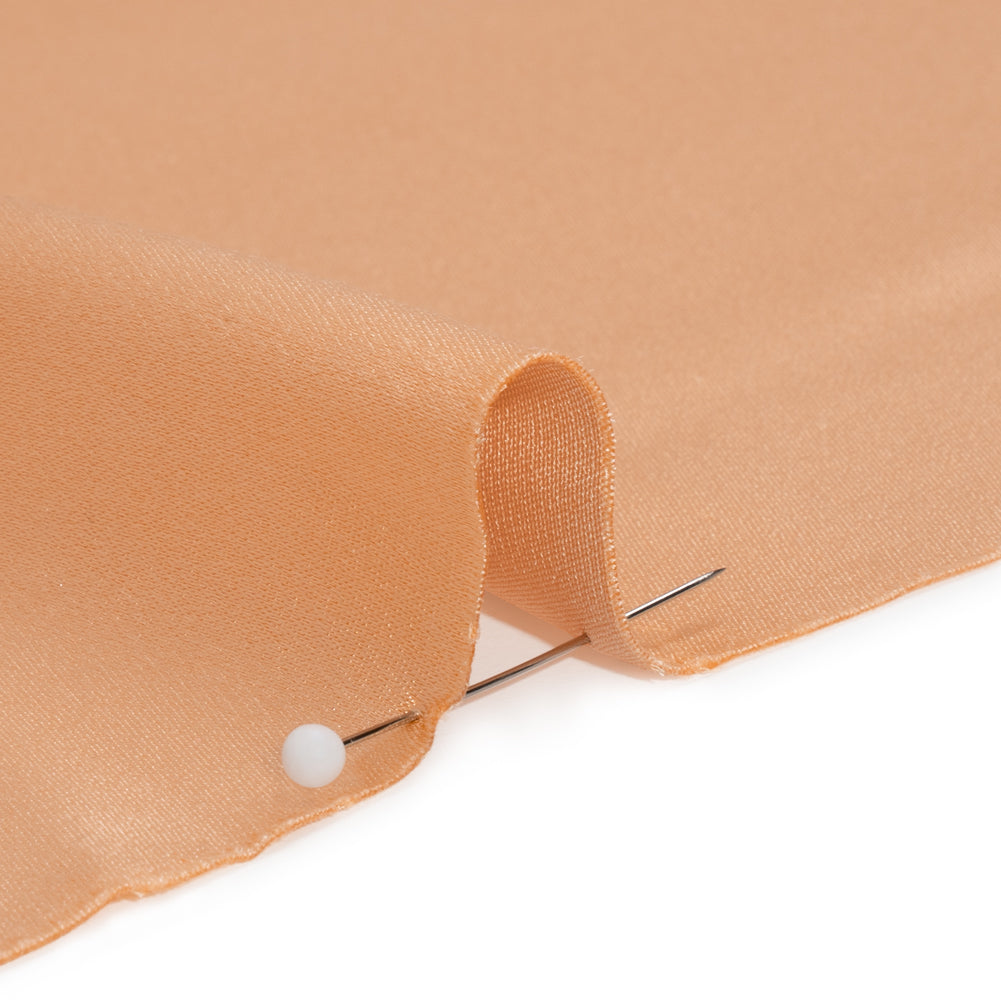 Crepé de satén con reverso de seda - Melocotón - Colección Premium Crepé de satén con reverso de seda - Melocotón - Colección Premium