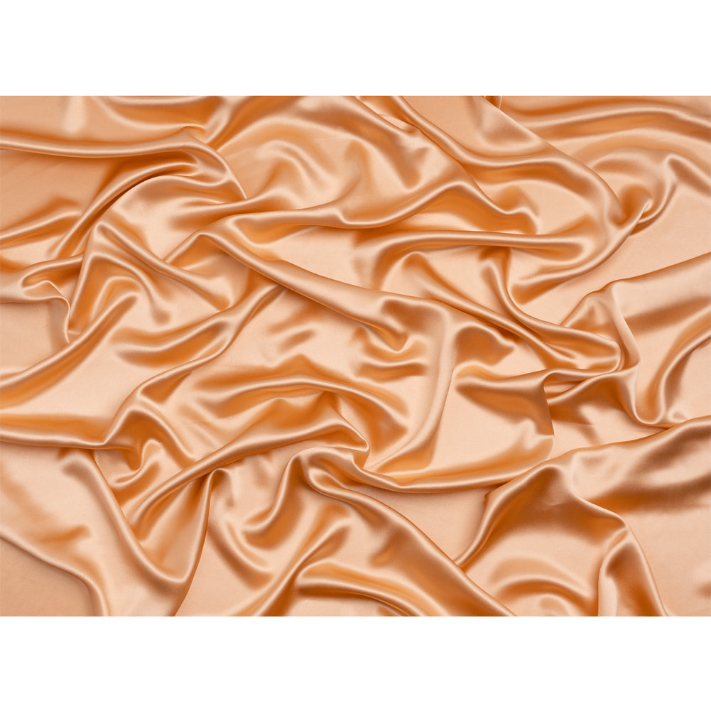 Crepé de satén con reverso de seda - Melocotón - Colección Premium Crepé de satén con reverso de seda - Melocotón - Colección Premium