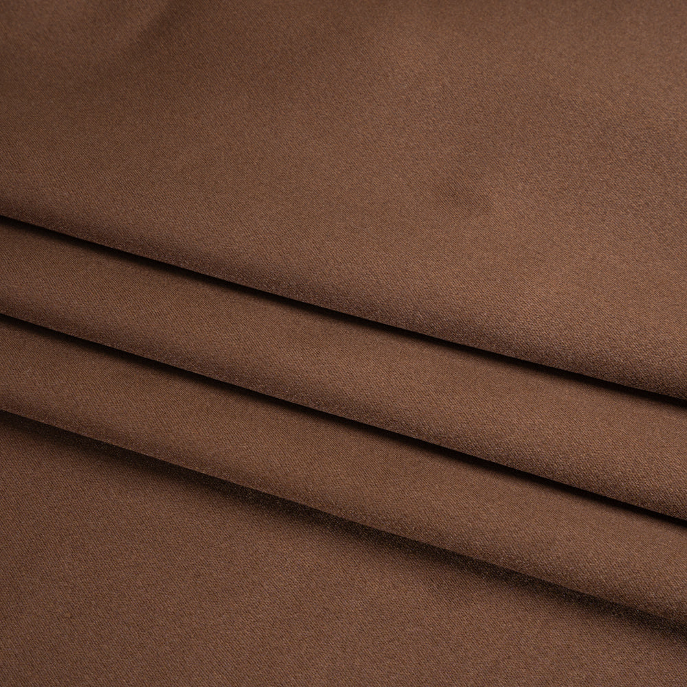 Silk Crepe Back Satin - Chocolate - Premium Collection Silk Crepe Back Satin - Chocolate - Premium Collection