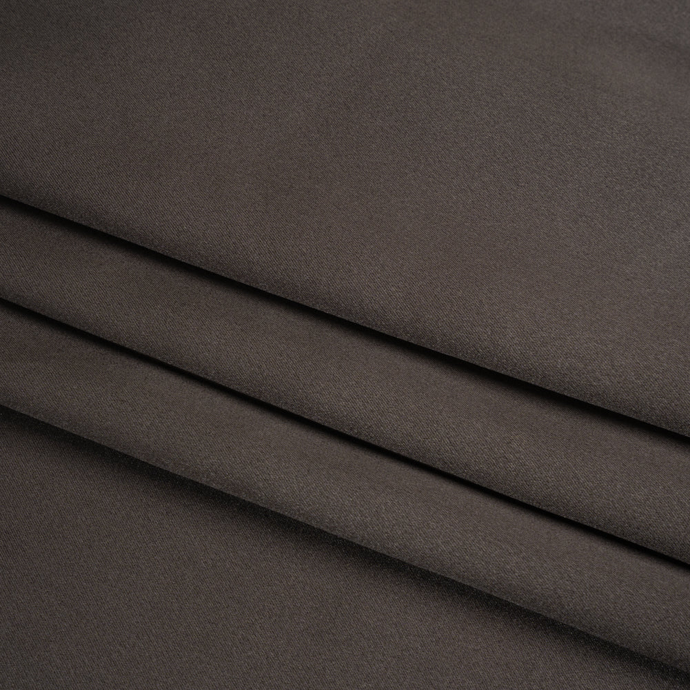 Silk Crepe Back Satin - Deep Charcoal - Premium Collection