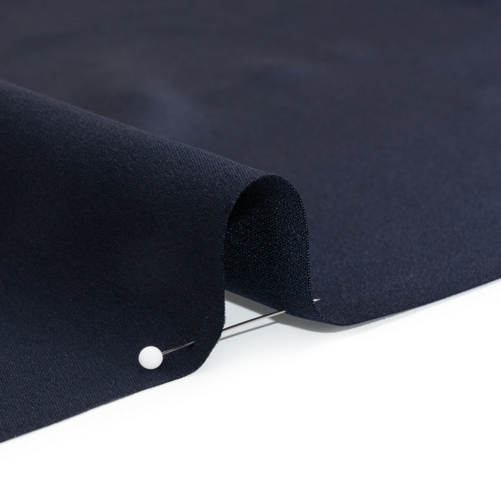 Silk Crepe Back Satin - Navy - Premium Collection Silk Crepe Back Satin - Navy - Premium Collection