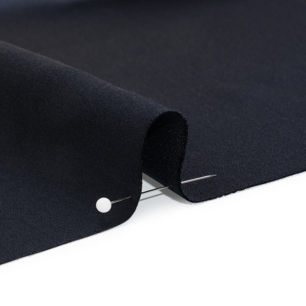 Silk Crepe Back Satin - Midnight - Premium Collection Silk Crepe Back Satin - Midnight - Premium Collection