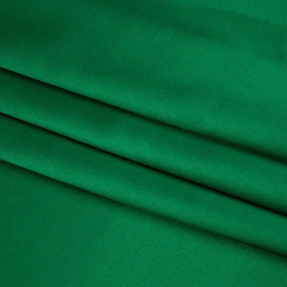 Silk Crepe Back Satin - Kelly Green - Premium Collection Silk Crepe Back Satin - Kelly Green - Premium Collection