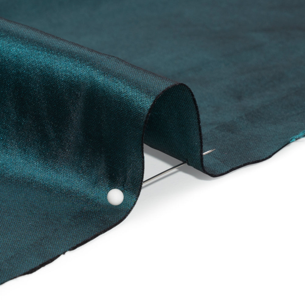 Silk Taffeta - Midnight Jade - Premium Collection Silk Taffeta - Midnight Jade - Premium Collection