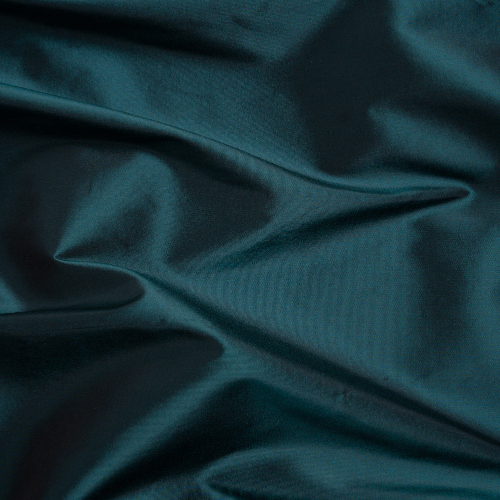 Silk Taffeta - Midnight Jade - Premium Collection Silk Taffeta - Midnight Jade - Premium Collection