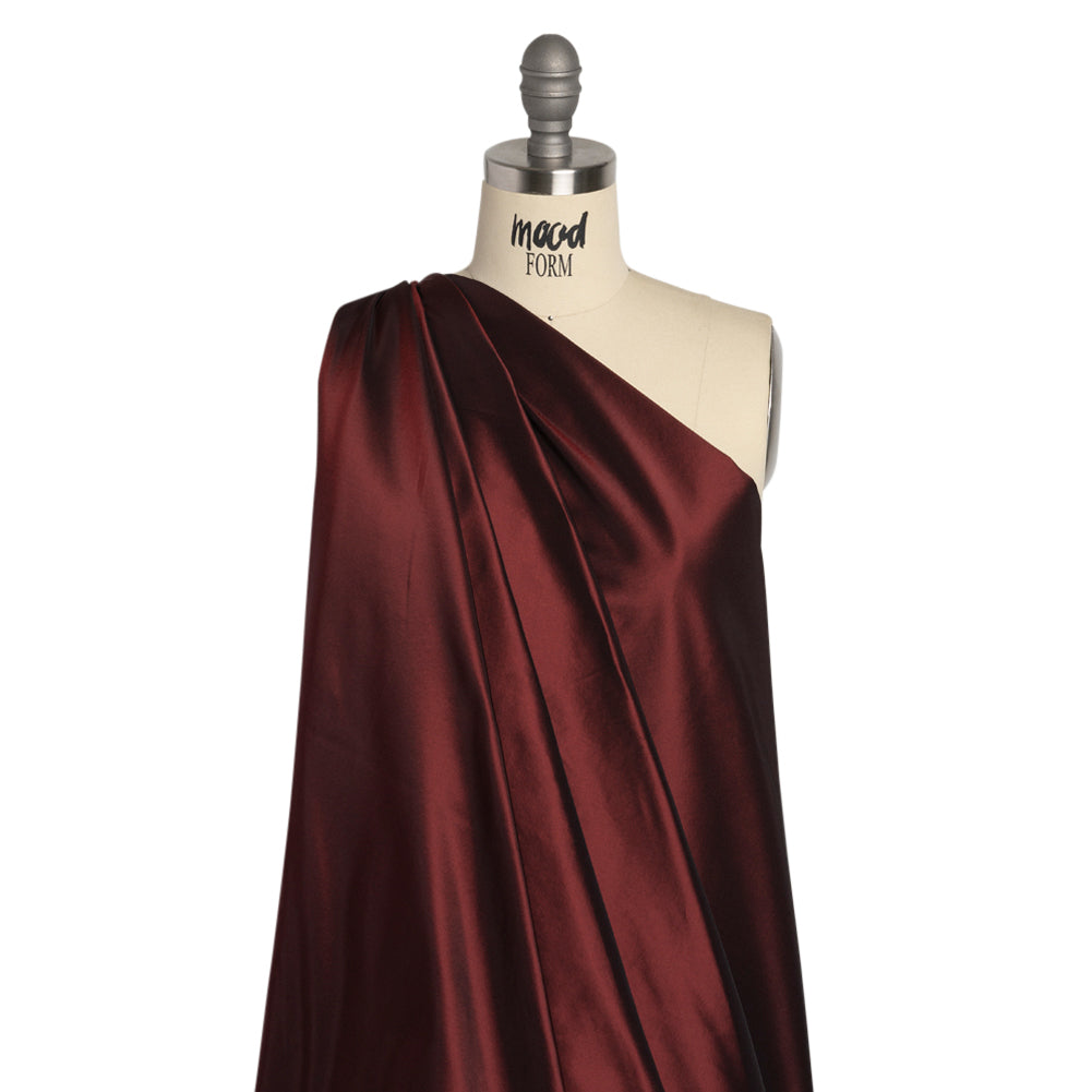 Silk Taffeta - Maroon - Premium Collection Silk Taffeta - Maroon - Premium Collection