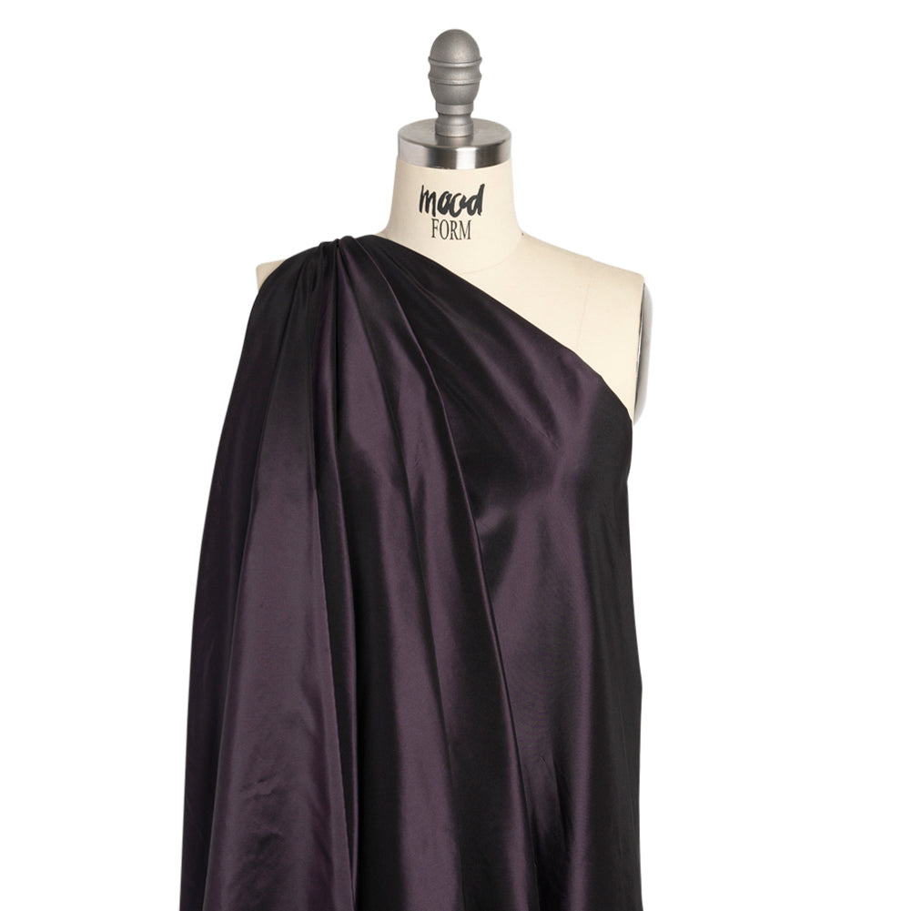 Silk Taffeta - Blackberry - Premium Collection - Drape Silk Taffeta - Blackberry - Premium Collection - Drape