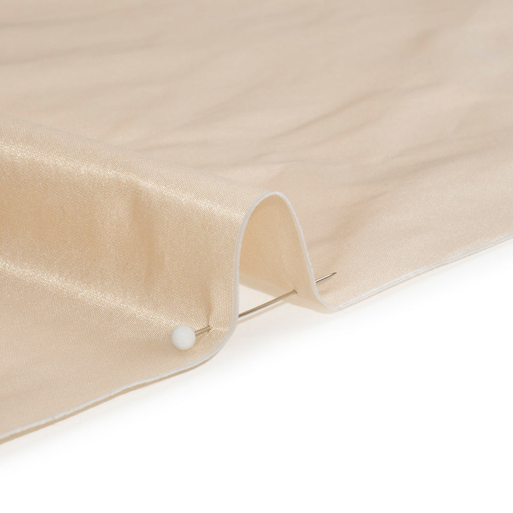 Polyester Taffeta Made in Italy - Beige - Premium Collection - Detail Polyester Taffeta Made in Italy - Beige - Premium Collection - Detail