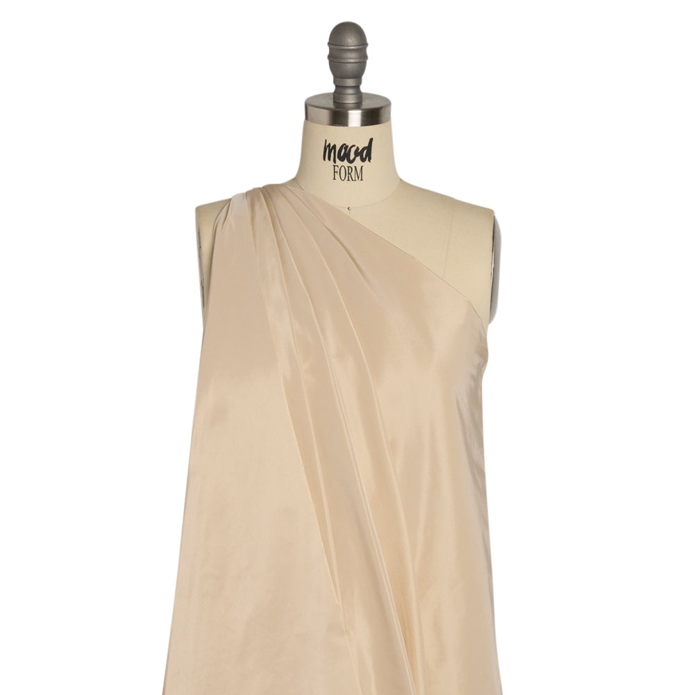 Polyester Taffeta Made in Italy - Beige - Premium Collection - Drape Polyester Taffeta Made in Italy - Beige - Premium Collection - Drape