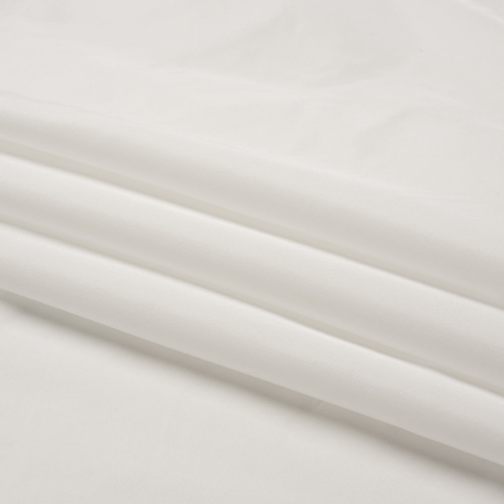 Polyester Taffeta Made in Italy - Cloud White - Premium Collection Folded Polyester Taffeta Made in Italy - Cloud White - Premium Collection Folded