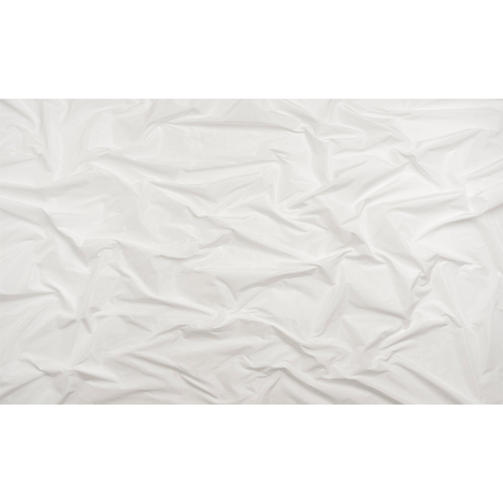 Polyester Taffeta Made in Italy - Cloud White - Premium Collection - Full Polyester Taffeta Made in Italy - Cloud White - Premium Collection - Full